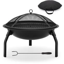 Brasero Extérieur Jardin Cheminée Foyer Pour Terrasse, Plage,Fête - MONDEER