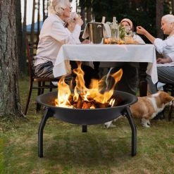 Brasero Extérieur Jardin Cheminée Foyer Pour Terrasse, Plage,Fête - MONDEER -Chauffage d'extérieur Soldes 53940527 4