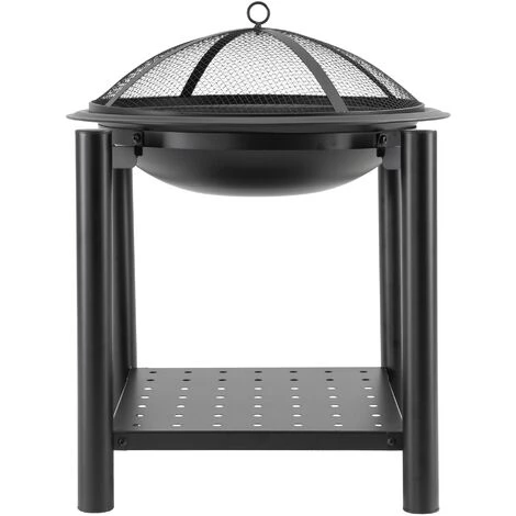 ECD GERMANY Brasero De Jardin Bol à Feu Ø55cm Avec Pare-étincelles Grille à Charbon Crochet 4 ECD GERMANY Brasero De Jardin Bol à Feu Ø55cm Avec Pare-étincelles Grille à Charbon Crochet – Image 2