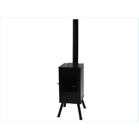 PUR LINE Po?le ? Bois 21kW, Design Classique En Acier Noir, Avec Sortie De Fum?e - No Name 4 PUR LINE Po?le ? Bois 21kW, Design Classique En Acier Noir, Avec Sortie De Fum?e - No Name – Image 2