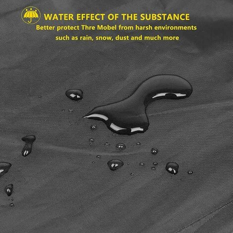 TINOR Housses De Chauffage Extérieur De Protection Intempéries Housse De Radiateur Patio - Tissu Oxford 600D Résistant Aux Intempéries Et Aux UV - Rond - 50 X 50 X 120 Cm 5 TINOR Housses De Chauffage Extérieur De Protection Intempéries Housse De Radiateur Patio - Tissu Oxford 600D Résistant Aux Intempéries Et Aux UV - Rond - 50 X 50 X 120 Cm – Image 3