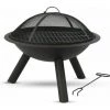 Brasero DExtérieur - Panier à Feu - Charbon De Bois - 56 X 56 X 58 Cm - Acier - Noir - MaxxGarden -Chauffage d'extérieur Soldes 54009626 1