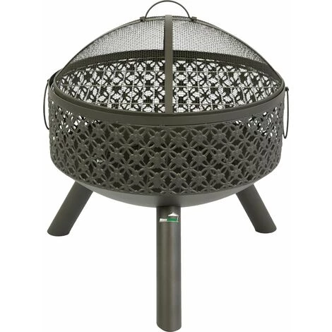 Brasero Extérieur Avec Gril Ø52cm - Brasero Et Barbecue Extérieur Durable - Brasero Avec Pare - Étincelles Inclus - Noir - MaxxGarden 3 Brasero Extérieur Avec Gril Ø52cm - Brasero Et Barbecue Extérieur Durable - Brasero Avec Pare - Étincelles Inclus - Noir - MaxxGarden