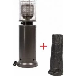 Parasol Chauffant - Max 11.000 W 60 X 59 X 140 Cm - Couverture Inclus - Anthracite - MaxxGarden - Antraciet