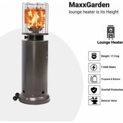 Parasol Chauffant - Max 11.000 W 60 X 59 X 140 Cm - Couverture Inclus - Anthracite - MaxxGarden - Antraciet 11 Parasol Chauffant - Max 11.000 W 60 X 59 X 140 Cm - Couverture Inclus - Anthracite - MaxxGarden - Antraciet -Chauffage d'extérieur Soldes 54009739 5