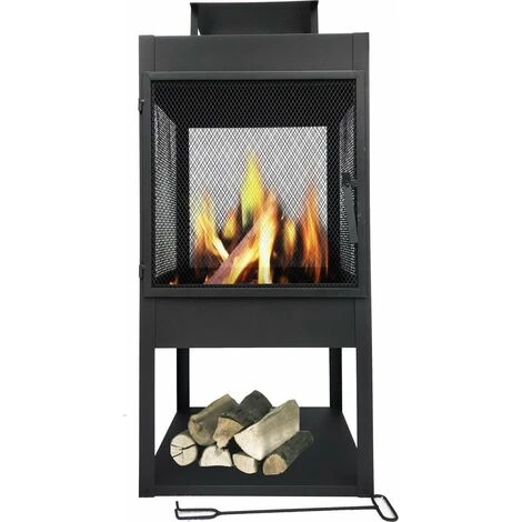 Cheminée D’Extérieur Artemis Ø45 X 100cm - Braséro - Noir - MaxxGarden 3 Cheminée D’Extérieur Artemis Ø45 X 100cm - Braséro - Noir - MaxxGarden