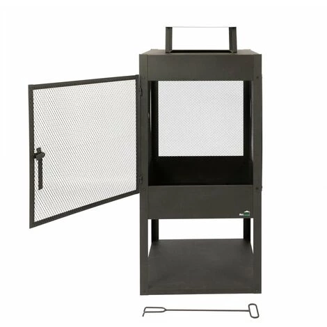 Cheminée D’Extérieur Artemis Ø45 X 100cm - Braséro - Noir - MaxxGarden 4 Cheminée D’Extérieur Artemis Ø45 X 100cm - Braséro - Noir - MaxxGarden – Image 2