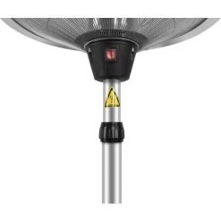 Parasol Chauffant - Mobile - 59 X 207 Cm - En Acier Inoxydable - 2100 W MaxxGarden -Chauffage d'extérieur Soldes 54009775 3