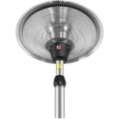 Parasol Chauffant - Mobile - 59 X 207 Cm - En Acier Inoxydable - 2100 W MaxxGarden -Chauffage d'extérieur Soldes 54009775 4