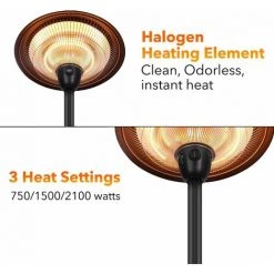 Parasol Chauffant - Chauffage De Table - 1500 W - 78 Cm - Noir - MaxxGarden 10 Parasol Chauffant - Chauffage De Table - 1500 W - 78 Cm - Noir - MaxxGarden -Chauffage d'extérieur Soldes 54009827 4