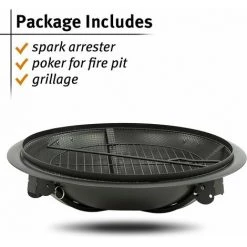 Brasero - Pliable - 56 Cm - Noir - MaxxGarden 11 Brasero - Pliable - 56 Cm - Noir - MaxxGarden -Chauffage d'extérieur Soldes 54009838 5