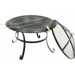 Brasero - M - Acier - 76 Cm - Noir - MaxxGarden -Chauffage d'extérieur Soldes 54009848 2