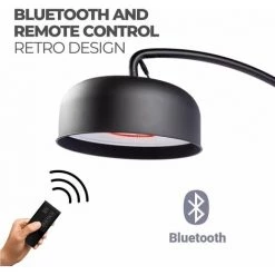 Parasol Chauffant - Design Rétro - Avec Télécommande Et Bluetooth - 245 Cm - Noir - MaxxGarden 8 Parasol Chauffant - Design Rétro - Avec Télécommande Et Bluetooth - 245 Cm - Noir - MaxxGarden -Chauffage d'extérieur Soldes 54009887 2