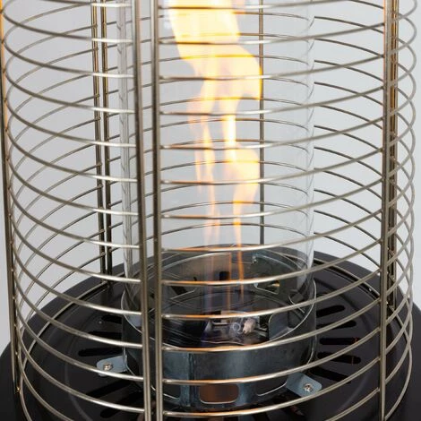 Chauffage Dextérieur Gaz 12kW - Parasol Chauffant Et Roulettes - Noir - MaxxGarden 4 Chauffage Dextérieur Gaz 12kW - Parasol Chauffant Et Roulettes - Noir - MaxxGarden – Image 2