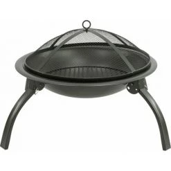 Brasero - Pliable - 56 Cm - Noir - MaxxGarden