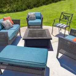 AICOK Brasero De Jardin,Foyer De Chauffage,Terrasse BBQ,Brasero Barbecue,avec 304 Grill En Acier Inoxydable,Couvercle De Protection Contre Les Étincelles, Fête/Patio/Camp,Carré,81*81*51cm 11 AICOK Brasero De Jardin,Foyer De Chauffage,Terrasse BBQ,Brasero Barbecue,avec 304 Grill En Acier Inoxydable,Couvercle De Protection Contre Les Étincelles, Fête/Patio/Camp,Carré,81*81*51cm -Chauffage d'extérieur Soldes 54027810 5