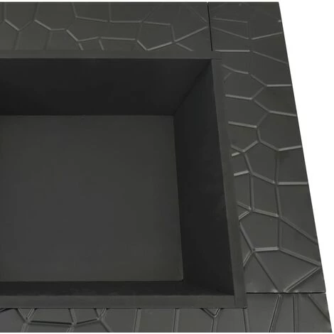 Hommoo Foyer De Jardin Avec Tisonnier 81x81x47 Cm XXL Acier 7 Hommoo Foyer De Jardin Avec Tisonnier 81x81x47 Cm XXL Acier – Image 5