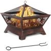 AICOK Braséro Exterieur Terrasse, Brasero Barbecue, Brasero De Jardin, Chauffage Foyer, Avec Pare-Étincelles & Fourchette à Feu, Motif Rétro étoile à Cinq Branches, Pour Une Fete Patio Cour, 62 X 62 X 54 Cm 1 AICOK Braséro Exterieur Terrasse, Brasero Barbecue, Brasero De Jardin, Chauffage Foyer, Avec Pare-Étincelles & Fourchette à Feu, Motif Rétro étoile à Cinq Branches, Pour Une Fete Patio Cour, 62 X 62 X 54 Cm -Chauffage d'extérieur Soldes 54134734 1