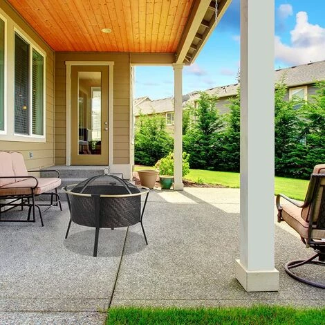 AICOK Barbecue Charbon Ø 68 Cm, Brasero Exterieur Terrasse, Foyer Barbecue Avec Tisonnier & Protection Contre Les Étincelles, Bague Extérieure Anti-brûlure, Idéal Pour Jardin / Balcon / Fête 7 AICOK Barbecue Charbon Ø 68 Cm, Brasero Exterieur Terrasse, Foyer Barbecue Avec Tisonnier & Protection Contre Les Étincelles, Bague Extérieure Anti-brûlure, Idéal Pour Jardin / Balcon / Fête – Image 5