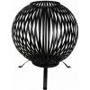 HOMMOO Esschert Design Balle A Feu Bandes Noir Acier Au Carbone FF400 1 HOMMOO Esschert Design Balle A Feu Bandes Noir Acier Au Carbone FF400 -Chauffage d'extérieur Soldes 54149249 1