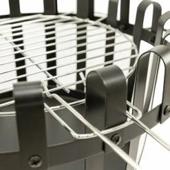 Brasero DExtérieur - Panier à Feu - Grille Du Gril Inclus - 54 X 54 55 Cm - Noir - MaxxGarden -Chauffage d'extérieur Soldes 54290676 5