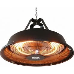 Parasol Chauffant - Chauffage Radiateur Infrarouge - 1500W - Chauffage Radiant De Plafond - Résistant Aux Intempéries - MaxxGarden