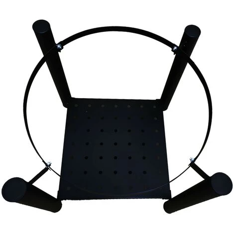 Cheminée Dextérieur - Zeus Cheminée - Avec Stockage Du Bois - Ø 60 Cm - Brasero - Noir - MaxxGarden 5 Cheminée Dextérieur - Zeus Cheminée - Avec Stockage Du Bois - Ø 60 Cm - Brasero - Noir - MaxxGarden – Image 3