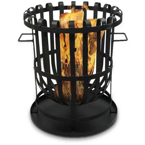 Brasero DExtérieur - Panier à Feu - Grille Du Gril Inclus - 56 X 56 X 72 Cm - Noir - MaxxGarden 3 Brasero DExtérieur - Panier à Feu - Grille Du Gril Inclus - 56 X 56 X 72 Cm - Noir - MaxxGarden