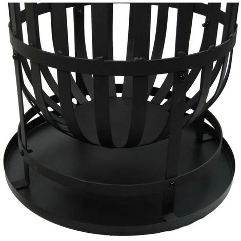 Brasero DExtérieur - Panier à Feu - Grille Du Gril Inclus - 56 X 56 X 72 Cm - Noir - MaxxGarden 6 Brasero DExtérieur - Panier à Feu - Grille Du Gril Inclus - 56 X 56 X 72 Cm - Noir - MaxxGarden – Image 4