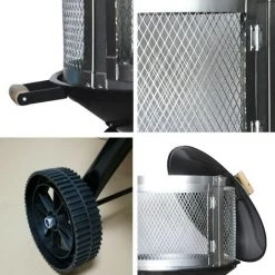 Cheminée Dextérieur - Acropole Cheminée - Mobile - 70 X 100 Cm - Brasero - Noir - MaxxGarden -Chauffage d'extérieur Soldes 54290704 3