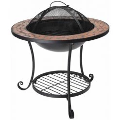 ProGarden Bol à Feu Avec Mosaïque 58x44 Cm - Noir 6 ProGarden Bol à Feu Avec Mosaïque 58x44 Cm - Noir -Chauffage d'extérieur Soldes 54856677 2