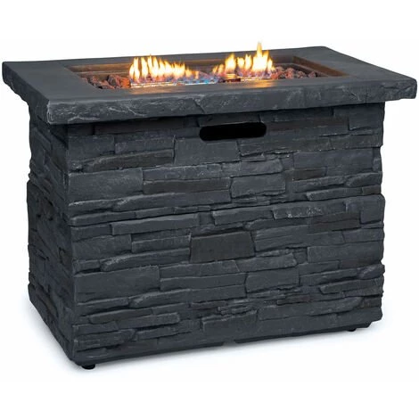 Blumfeldt Anafi Foyer à Gaz 40.000BTU/13kW Couverture Brûleur En Acier Inoxydable 3 Blumfeldt Anafi Foyer à Gaz 40.000BTU/13kW Couverture Brûleur En Acier Inoxydable