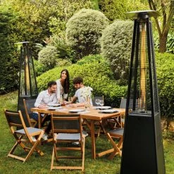 Favex - Parasol Chauffant Gaz Flamme Noir - Extérieur - Prêt à L'emploi Livré Avec Tuyau Et Détendeur - 13 Kw - 12m² - 51,5 X 57,5 X 228 Cm - Noir 9 Favex - Parasol Chauffant Gaz Flamme Noir - Extérieur - Prêt à L'emploi Livré Avec Tuyau Et Détendeur - 13 Kw - 12m² - 51,5 X 57,5 X 228 Cm - Noir -Chauffage d'extérieur Soldes 55018252 3