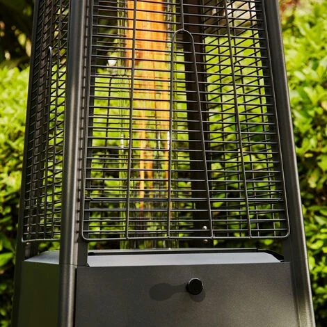 Favex - Parasol Chauffant Gaz Flamme Noir - Extérieur - Prêt à L'emploi Livré Avec Tuyau Et Détendeur - 13 Kw - 12m² - 51,5 X 57,5 X 228 Cm - Noir 7 Favex - Parasol Chauffant Gaz Flamme Noir - Extérieur - Prêt à L'emploi Livré Avec Tuyau Et Détendeur - 13 Kw - 12m² - 51,5 X 57,5 X 228 Cm - Noir – Image 5