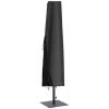 SUPERSELLER Support Et Accessoire Pour Parasol Chauffant Housse De Parapluie 420D Oxford Tissu Extérieur Jardin Patio Parapluie Couverture étanche Avec Fermeture éclair - Le Noir -Chauffage d'extérieur Soldes 55272811 1