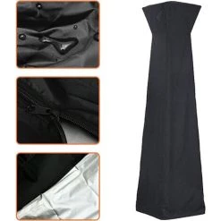 SUPERMARKET Housse Pour Parasol Chauffant En 210D Oxford Imperméable, Housse De Protection Pour Chauffage De Terrasse, Bache De Protection Pour Chauffage De Terrasse Extérieur Anti-Poussière/Vent,Superma,noir 9 SUPERMARKET Housse Pour Parasol Chauffant En 210D Oxford Imperméable, Housse De Protection Pour Chauffage De Terrasse, Bache De Protection Pour Chauffage De Terrasse Extérieur Anti-Poussière/Vent,Superma,noir -Chauffage d'extérieur Soldes 55280117 3