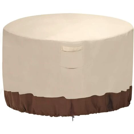ZHUOXUAN Couverture De Foyer, Couverture De Table De Foyer à Gaz Carrée 100% étanche, Couverture De Meubles De Patio Extérieur Robuste Avec évents Et Poignées, 36 Pouces De Long X 36 Pouces De Large X 20 Pouces De Haut, Beige Et Marron. 3 ZHUOXUAN Couverture De Foyer, Couverture De Table De Foyer à Gaz Carrée 100% étanche, Couverture De Meubles De Patio Extérieur Robuste Avec évents Et Poignées, 36 Pouces De Long X 36 Pouces De Large X 20 Pouces De Haut, Beige Et Marron.