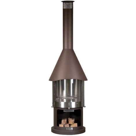 Cheminée D'extérieur Melbourne Brun. Noir. Marque : Buschbeck. Réf. : 140771 - Noir 4 Cheminée D'extérieur Melbourne Brun. Noir. Marque : Buschbeck. Réf. : 140771 - Noir – Image 2