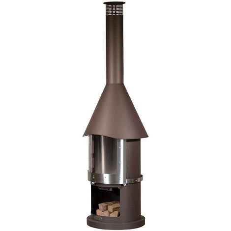 Cheminée D'extérieur Melbourne Brun. Noir. Marque : Buschbeck. Réf. : 140771 - Noir 5 Cheminée D'extérieur Melbourne Brun. Noir. Marque : Buschbeck. Réf. : 140771 - Noir – Image 3