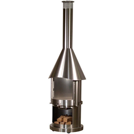 Cheminée D'extérieur Melbourne Inox Brossé. Noir. Marque : Buschbeck. Réf. : 140788 - Noir 5 Cheminée D'extérieur Melbourne Inox Brossé. Noir. Marque : Buschbeck. Réf. : 140788 - Noir – Image 3