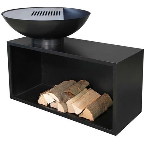 Brasero Giant. Noir. Marque : Buschbeck. Réf. : 980018 - Noir 3 Brasero Giant. Noir. Marque : Buschbeck. Réf. : 980018 - Noir