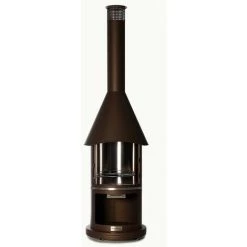 Cheminée D'extérieur Auckland Brun. Noir. Marque : Buschbeck. Réf. : 140023 - Noir