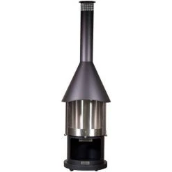 Cheminée D'extérieur Melbourne Noir. Noir. Marque : Buschbeck. Réf. : 140764 - Noir