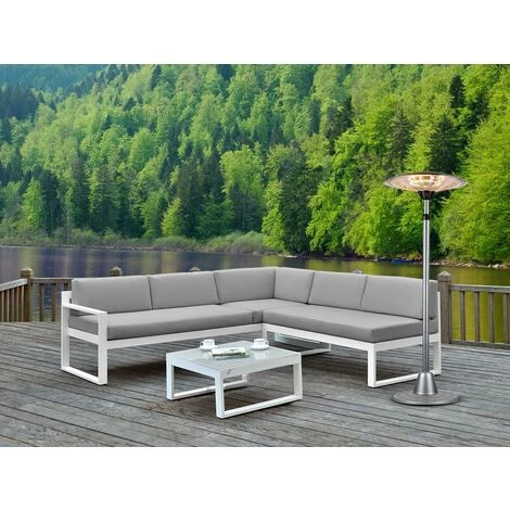 VENTE-UNIQUE.COM Parasol Chauffant électrique Sur Pied MITIS - L60,5 X P60,5 X H210 Cm - Gris 3 VENTE-UNIQUE.COM Parasol Chauffant électrique Sur Pied MITIS - L60,5 X P60,5 X H210 Cm - Gris