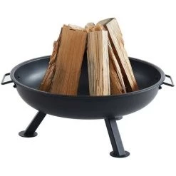 VENTE-UNIQUE.COM Brasero De Jardin Rond En Acier RIGEL - D.56cm X H.24cm - Noir - Noir 9 VENTE-UNIQUE.COM Brasero De Jardin Rond En Acier RIGEL - D.56cm X H.24cm - Noir - Noir -Chauffage d'extérieur Soldes 55882890 3