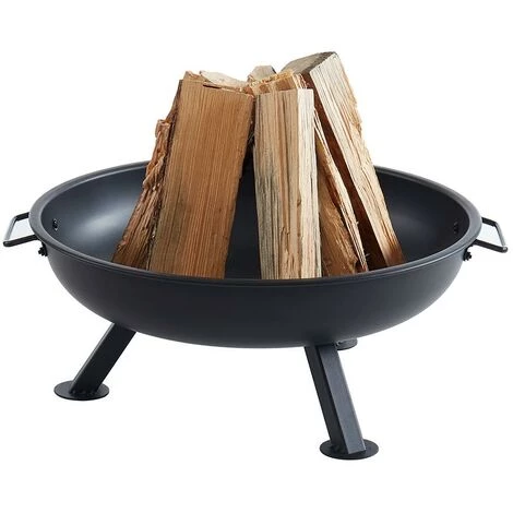 VENTE-UNIQUE.COM Brasero De Jardin Rond En Acier RIGEL - D.56cm X H.24cm - Noir - Noir 5 VENTE-UNIQUE.COM Brasero De Jardin Rond En Acier RIGEL - D.56cm X H.24cm - Noir - Noir – Image 3