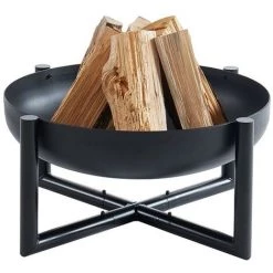 VENTE-UNIQUE.COM Brasero De Jardin Rond En Acier OGMA - D.60cm X H.30cm - Noir - Noir 9 VENTE-UNIQUE.COM Brasero De Jardin Rond En Acier OGMA - D.60cm X H.30cm - Noir - Noir -Chauffage d'extérieur Soldes 55885031 3