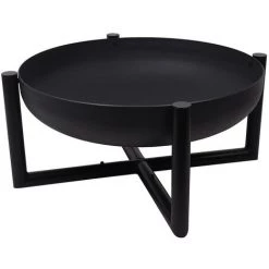 VENTE-UNIQUE.COM Brasero De Jardin Rond En Acier OGMA - D.60cm X H.30cm - Noir - Noir 10 VENTE-UNIQUE.COM Brasero De Jardin Rond En Acier OGMA - D.60cm X H.30cm - Noir - Noir -Chauffage d'extérieur Soldes 55885031 4