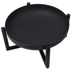 VENTE-UNIQUE.COM Brasero De Jardin Rond En Acier OGMA - D.60cm X H.30cm - Noir - Noir 11 VENTE-UNIQUE.COM Brasero De Jardin Rond En Acier OGMA - D.60cm X H.30cm - Noir - Noir -Chauffage d'extérieur Soldes 55885031 5