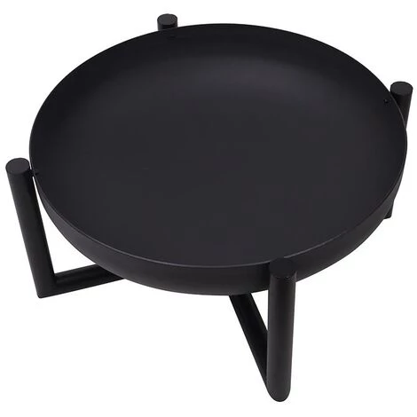 VENTE-UNIQUE.COM Brasero De Jardin Rond En Acier OGMA - D.60cm X H.30cm - Noir - Noir 7 VENTE-UNIQUE.COM Brasero De Jardin Rond En Acier OGMA - D.60cm X H.30cm - Noir - Noir – Image 5